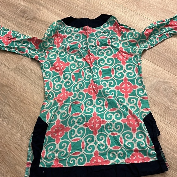 Simply Southern Pink and Green Tunic - Picture 5 of 6